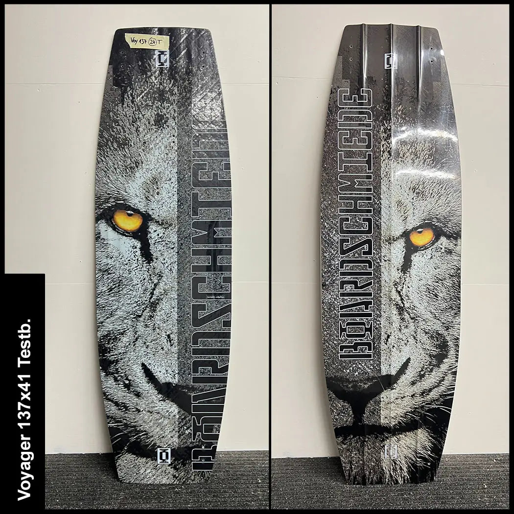 Boardschmiede Voyager 137x41 custom twintip kiteboard — stock board