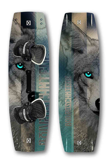Boardschmiede Coyote chrome reflection custom twintip kiteboard design